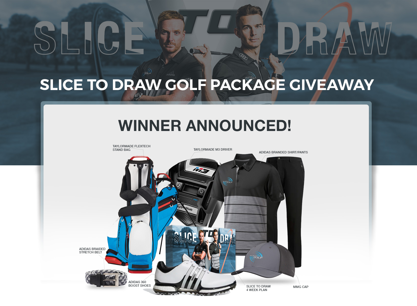 Slice To Draw Golf Prize Package Winner Me And My Golf